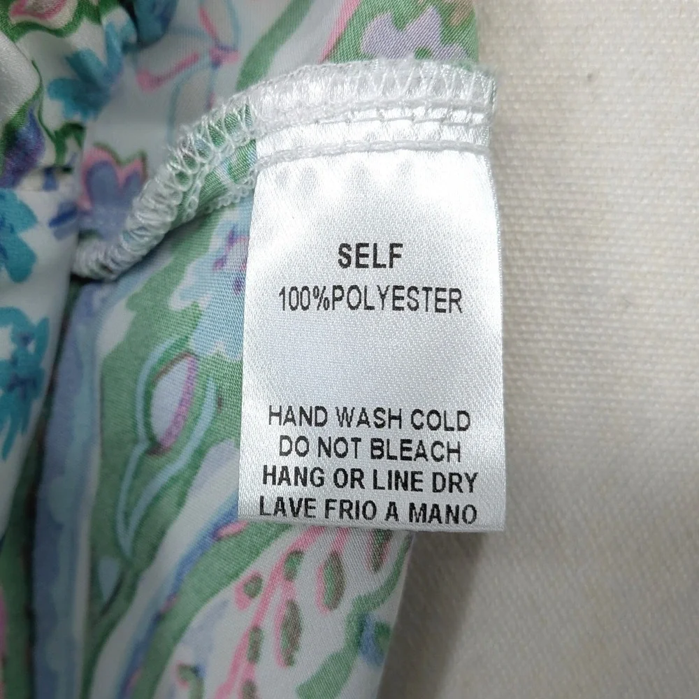 Easel Pastel Paisley Maxi Skirt M Boho‎ Spring Lightweight Casual Weekend